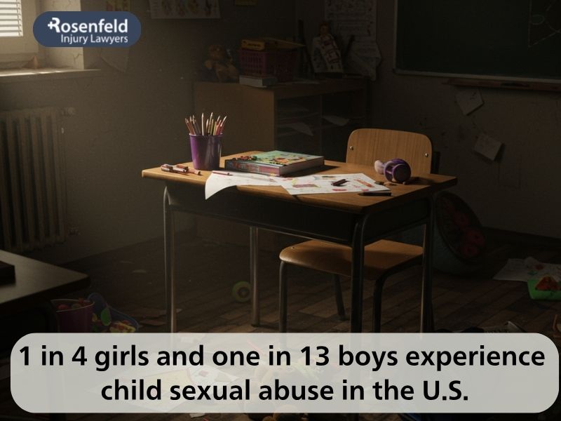 Percentage of adults who report being sexually abused as children