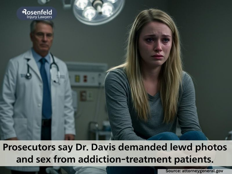 Dr. Davis Accused of Sexual Abuse and Extortion