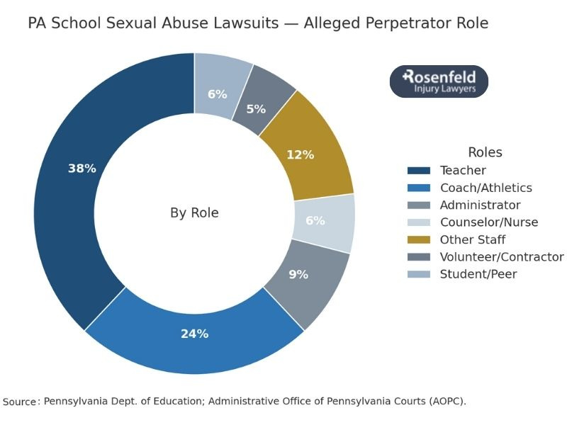 Child abuse claims against PA school districts