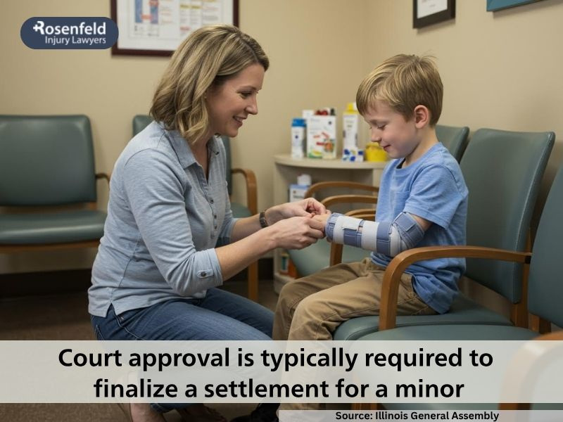 Filing personal injury claims on behalf of children