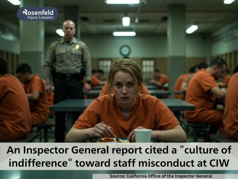 Misconduct by prison staff at CIW