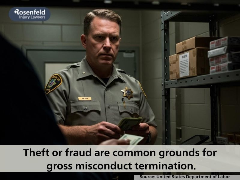 workplace circumstances where actions qualify as gross misconduct under policy