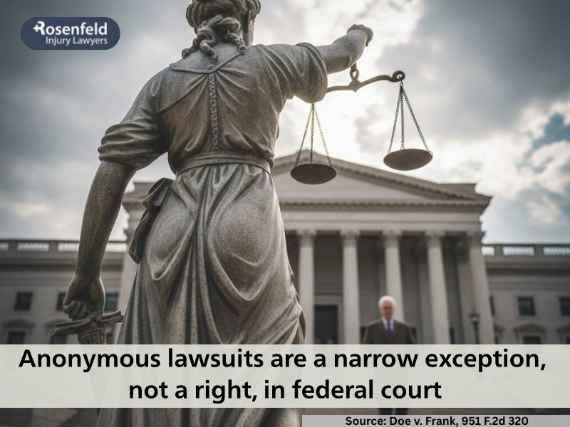 Courts may allow plaintiff's to remain anonymous