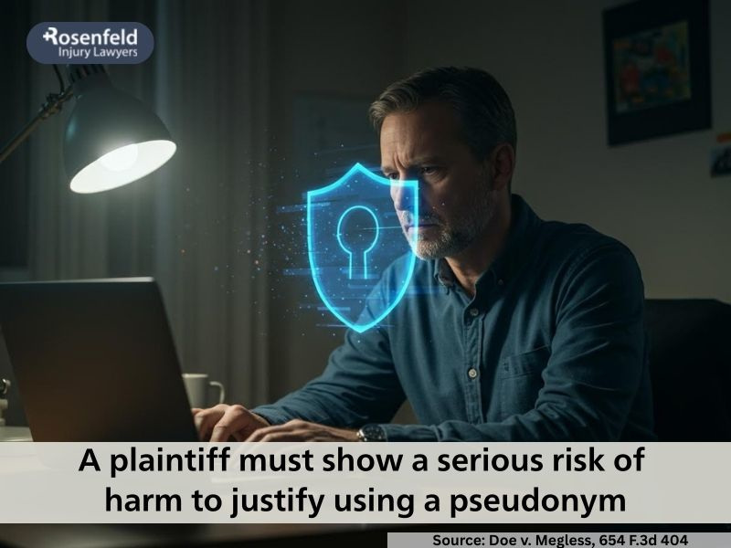 Can you remain anonymous when filing suit