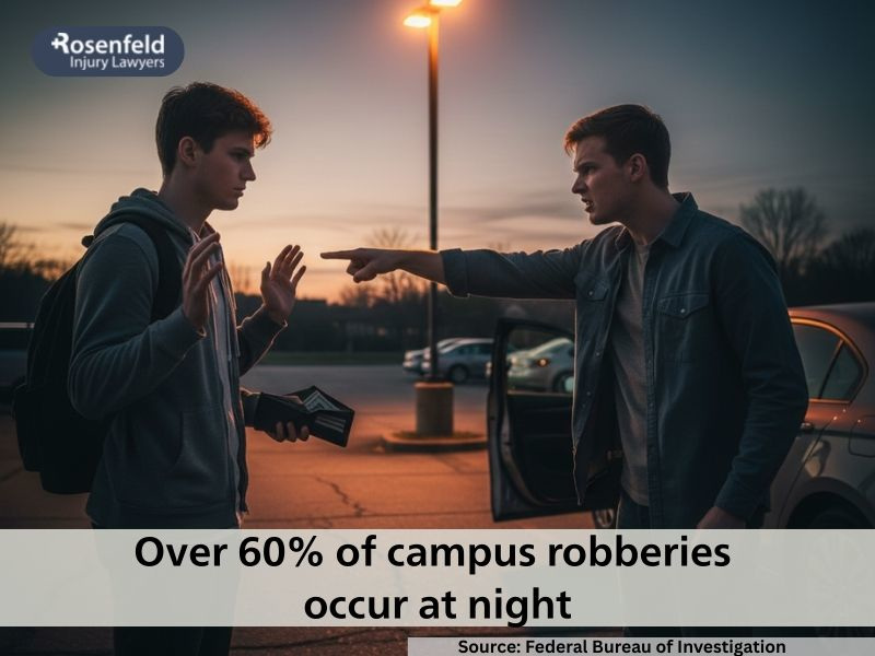 Statistics of reported hate crimes at college campuses