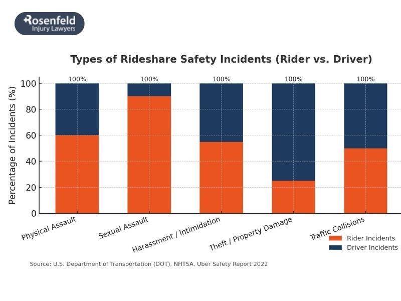 Statistics on rideshare app safety features