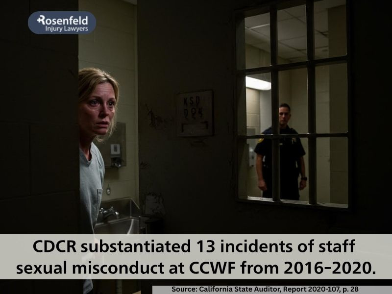 Abuse by correctional officers at CCWF