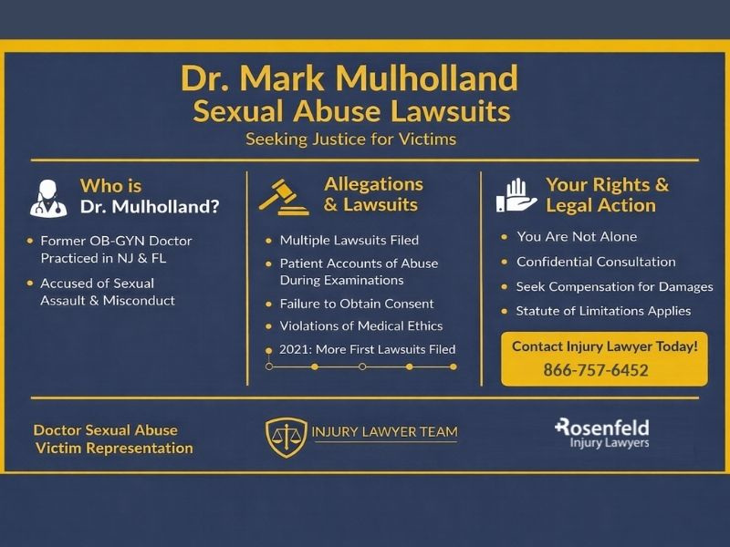 Sexual abuse survivors claims against Dr. Mulholland