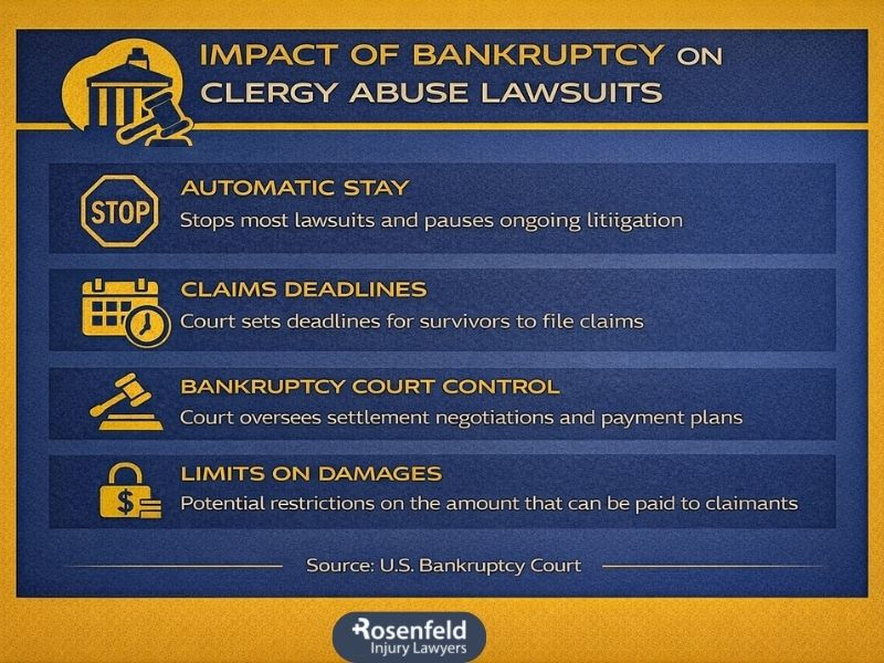 How does a Catholic Diocese bankruptcy process impact child sexual abuse lawsuits?