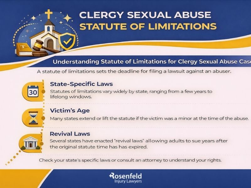 Filing a sexual assault lawsuit against clergy members before the deadline passes