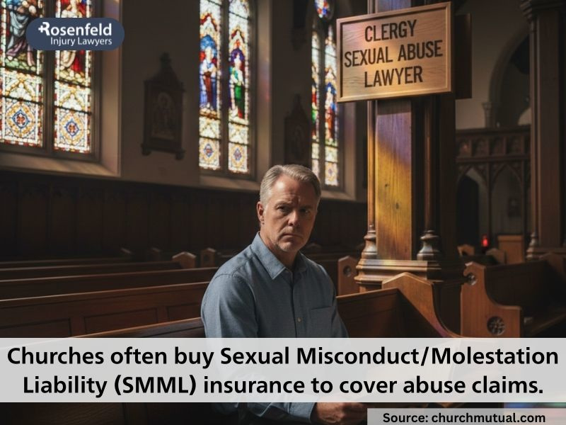 Do the church's insurance policies cover sexual misconduct?