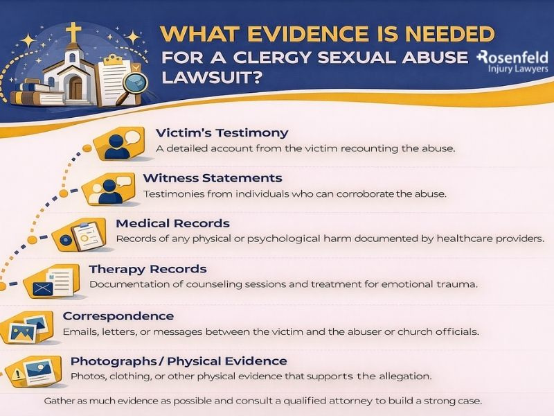 Evidence used by clergy sexual abuse lawyers

