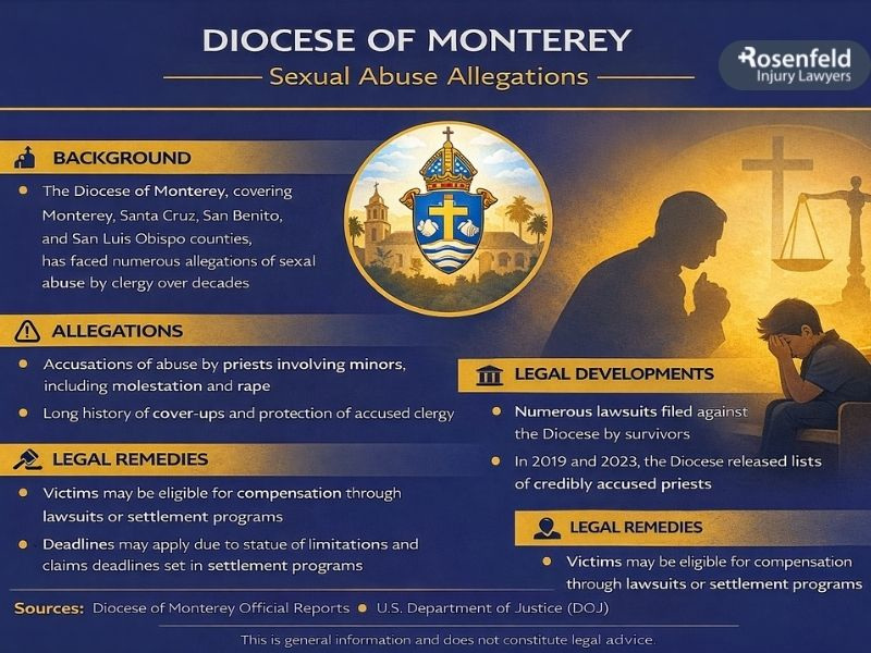 Sexual assault allegations in the Diocese of Monterey