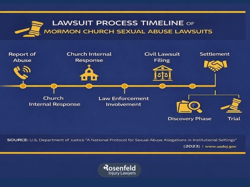Victims who have experienced sexual abuse filing lawsuits against the LDS Church