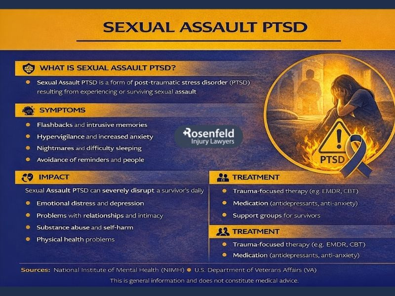 Seek compensation for PTSD following sexual abuse