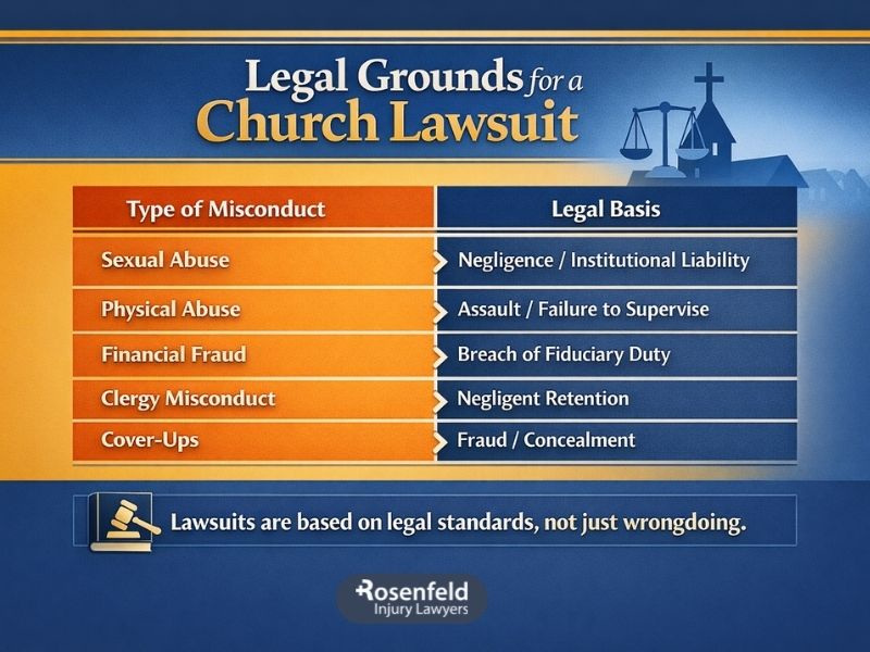 What qualifies as a church lawsuit