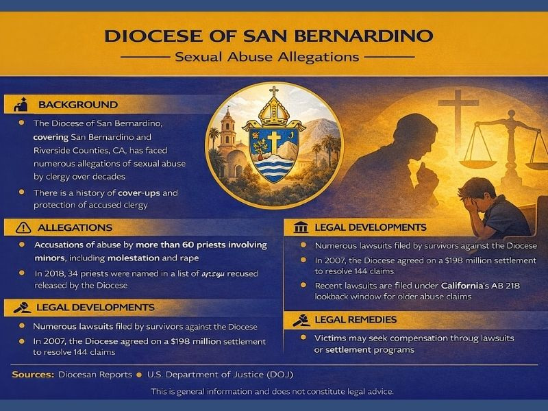 Allegations of sexual abuse in the Diocese of San Bernardino, CA