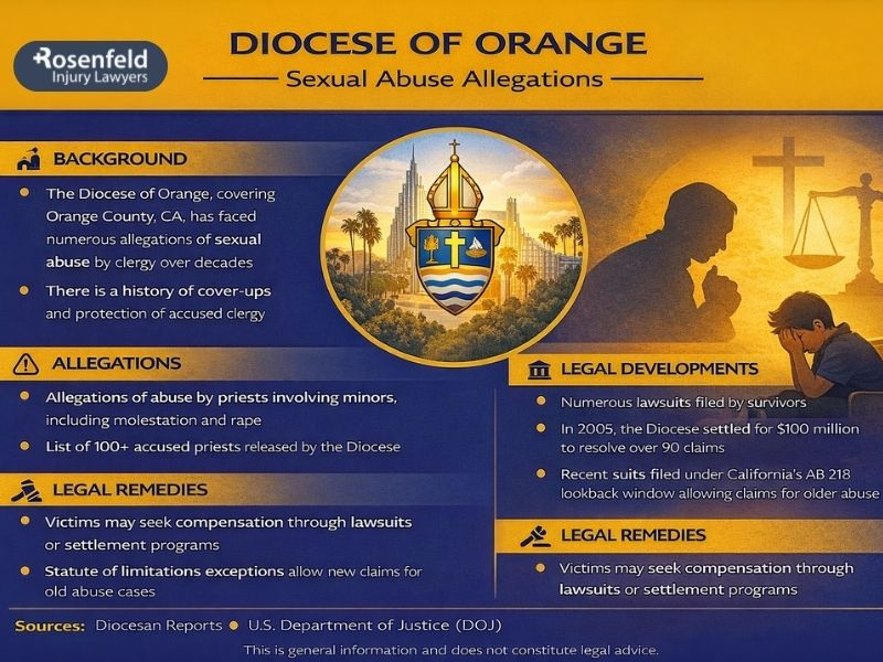 Allegations of sexual assault in the Diocese of Orange, CA