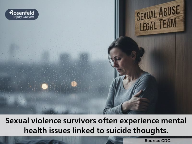 Suicidal thoughts following sexual assault