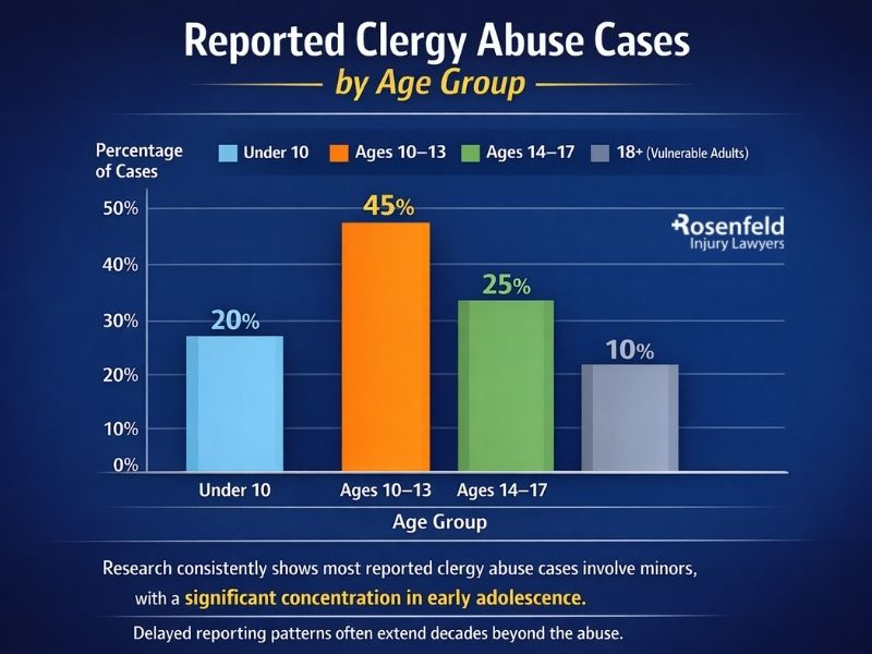 Types of abuse involving clergy members