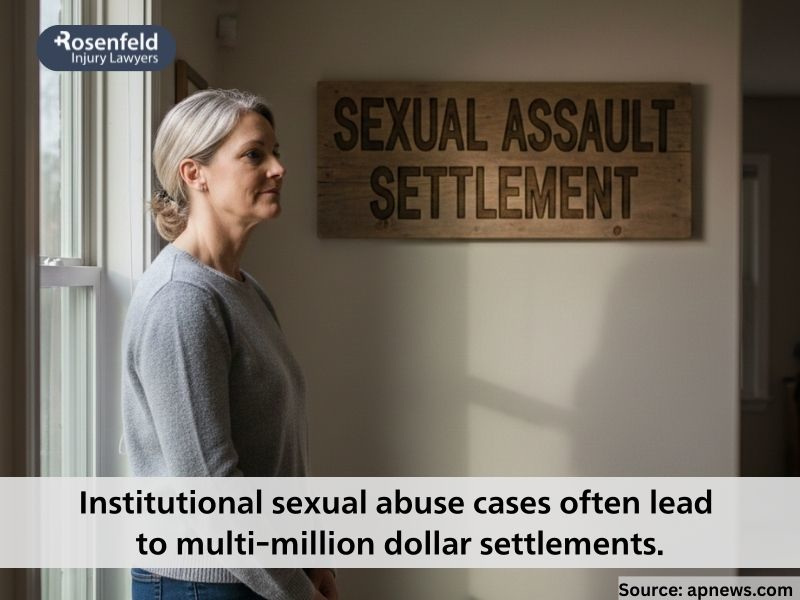 What is the average settlement for sexual assault?