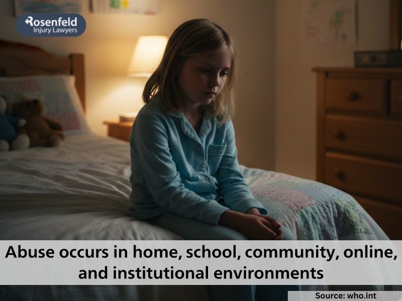 Where does child sexual abuse typically occur?