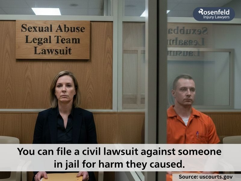 Understand your legal rights for filing a lawsuit if you or the defendant are in jail