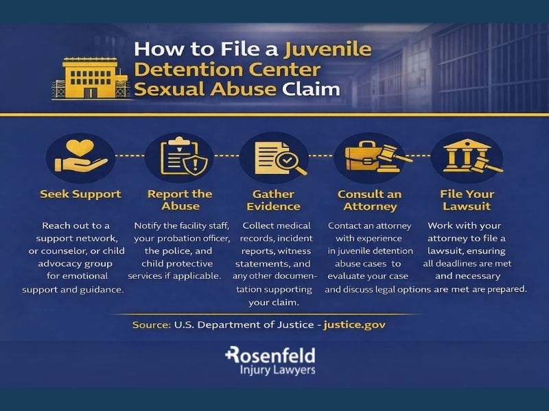 How to file a claim following sexual assault at a youth detention facility