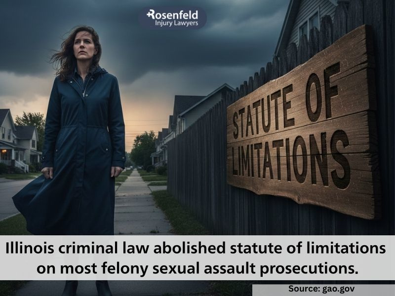 The statute of limitations for sexual abuse and assault in Illinois
