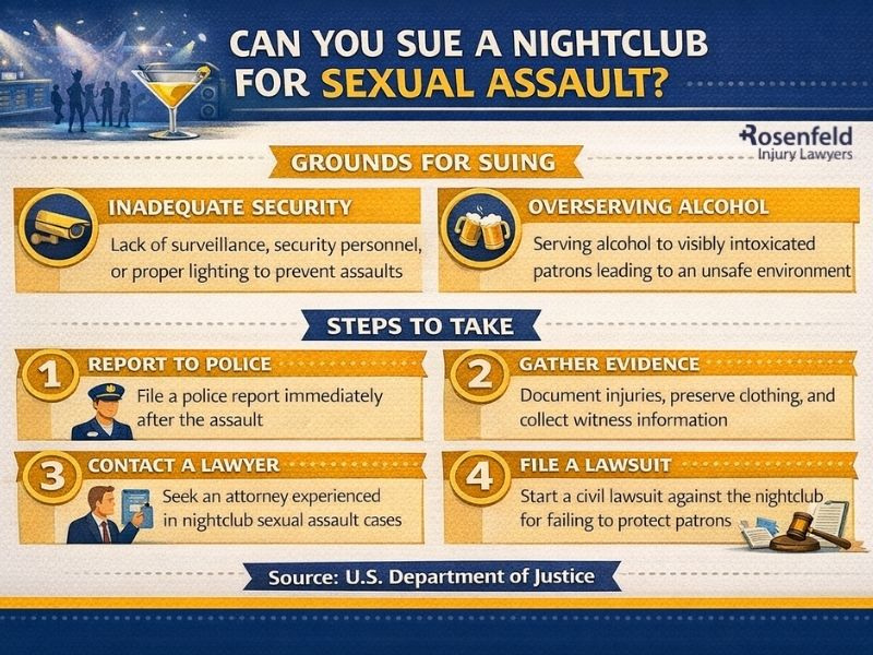 Sue a bar for compensation for medical expenses after being sexually assaulted