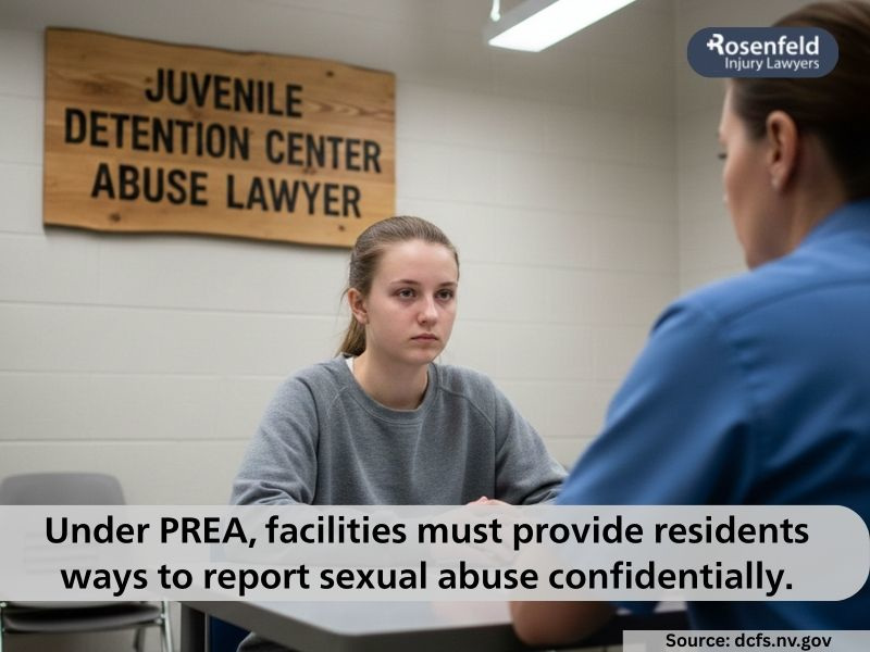 Juvenile detention facility abuse reporting methods