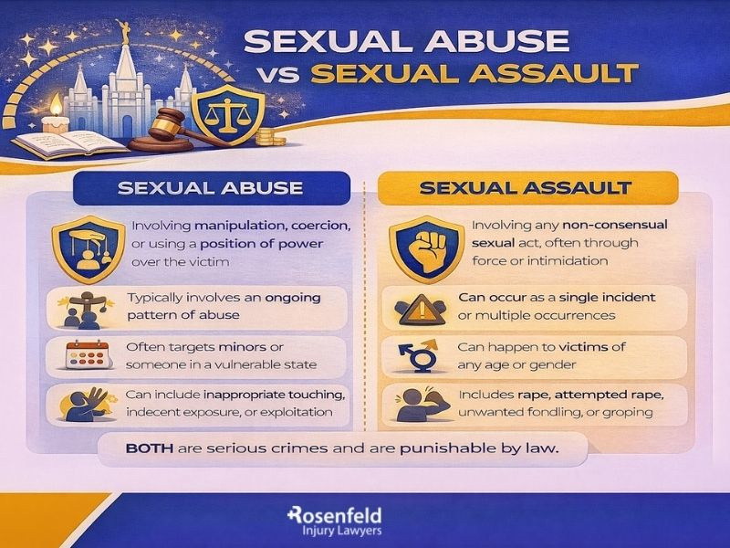 The differences between sexual abuse and assault