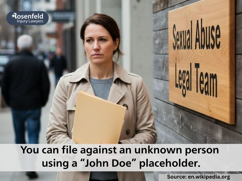 Can you sue someone without knowing their name?