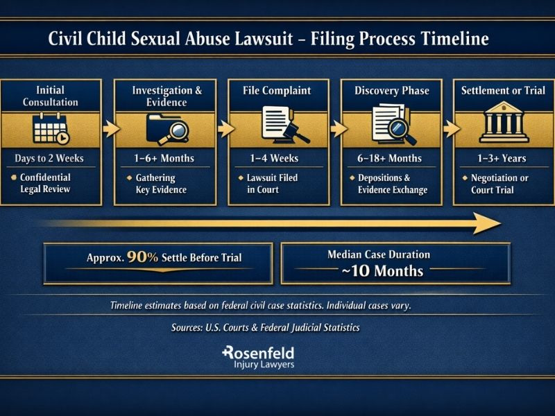 The lawsuit process for childhood sex abuse