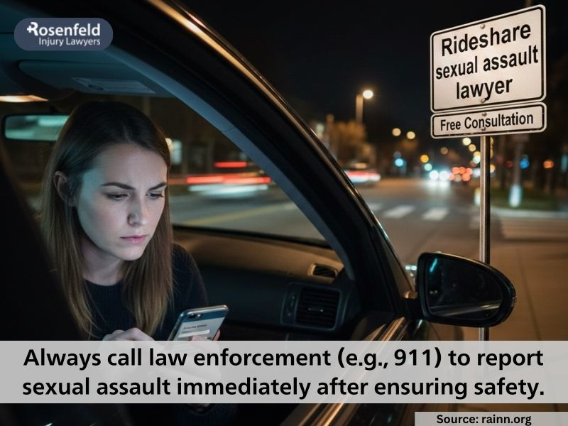 How to report a rideshare sexual assault involving an Uber driver